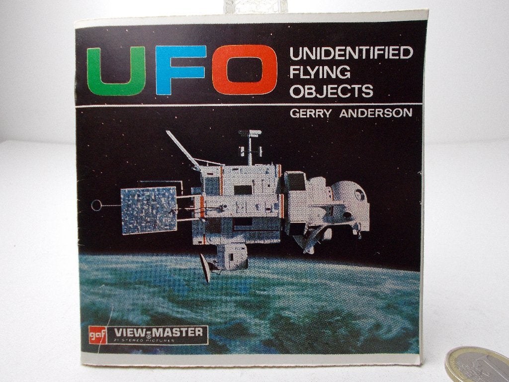 1970 VIEWMASTER GERRY ANDERSON'S UFO TV SERIE. ZELDZAAM!