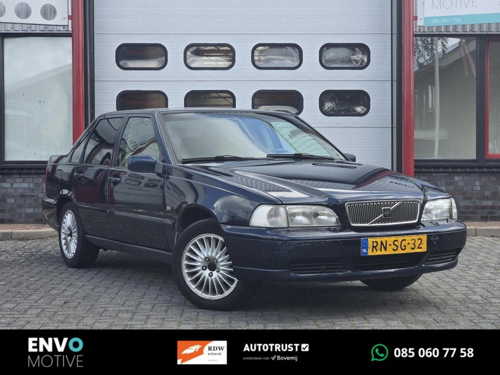 Volvo S70 2.5 Exclusive-Line Airco, Trekhaak, LMV, Bluetooth, Gebruikt, Beige, Blauw, Leder en Stof