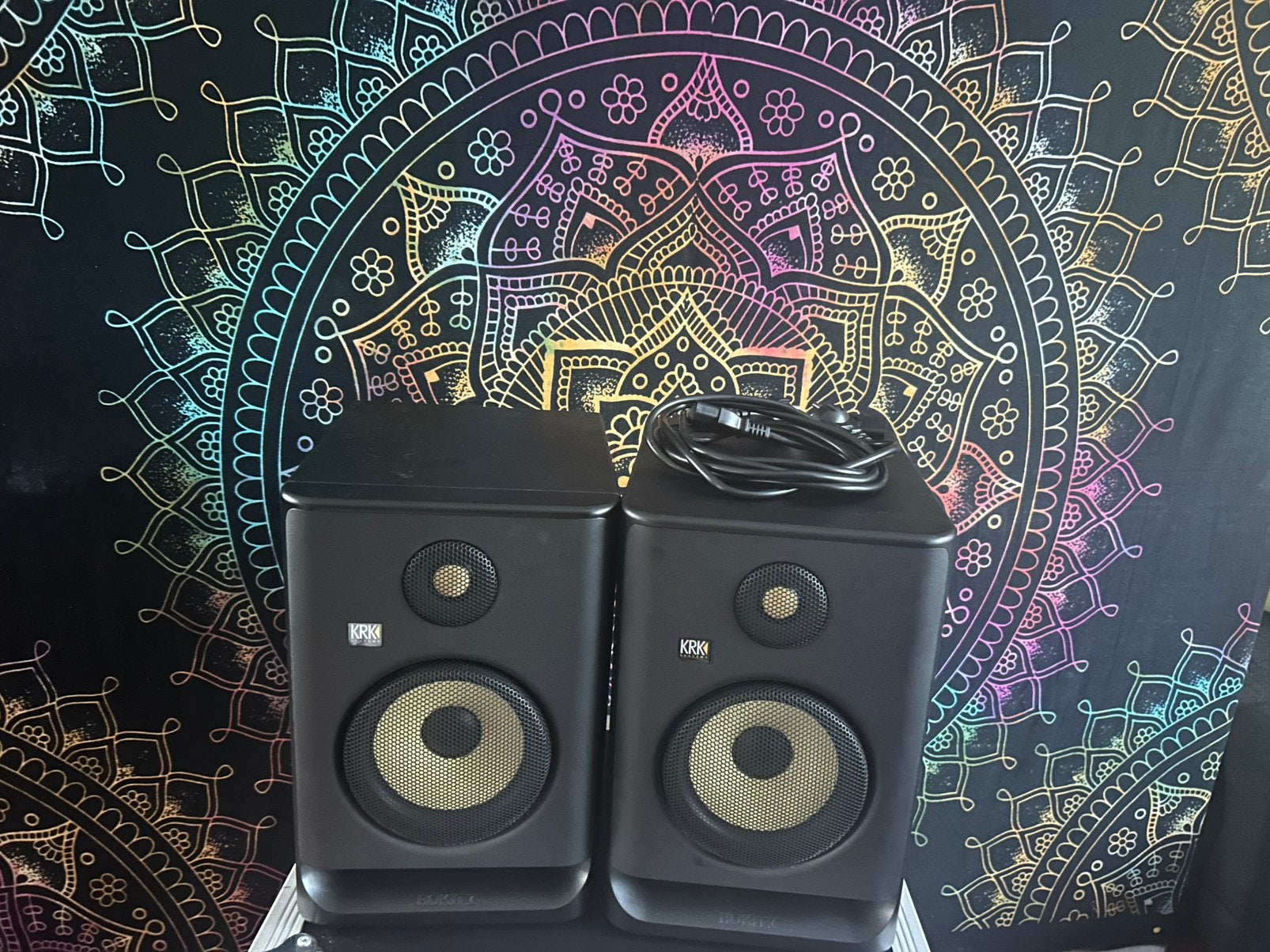 Set KRK Rokit 7 G4 monitors, Ophalen, Zo goed als nieuw, Minder dan 500 watt, Overige typen