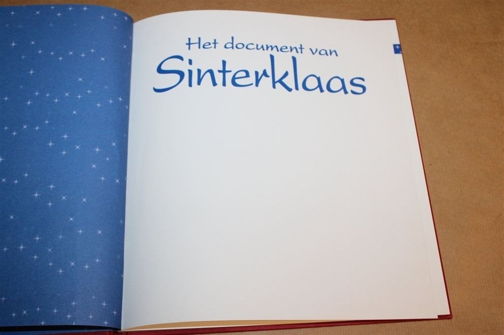 Het Document van Sinterklaas — Fotoboek over Leven van Sint, Gebruikt, -, -, Ophalen of Verzenden