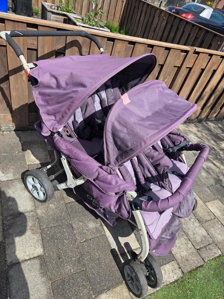 Childwheels vierlingwagen, Kinderen en Baby's, Kinderwagens en Combinaties, Ophalen, Gebruikt, Overige merken