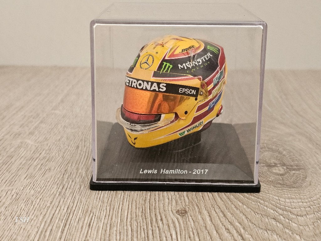 SALE: Helm 1:5, L. Hamilton, 2017, SPARK. *NIEUWSTAAT*, Ophalen of Verzenden, Zo goed als nieuw, Formule 1