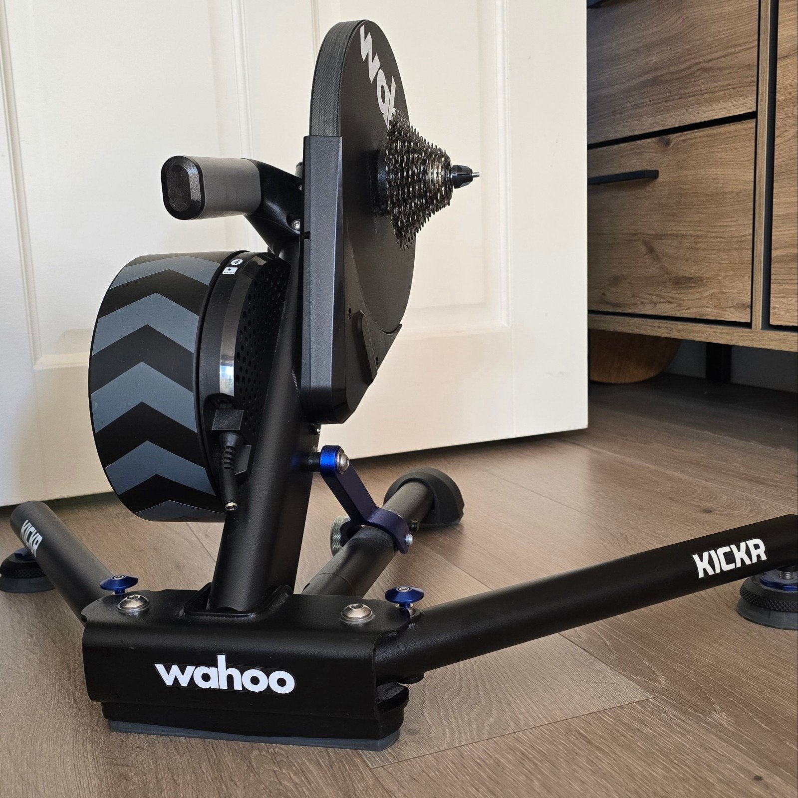 Wahoo Kickr Power Trainer V5 inclusief cassette, Ophalen, Zo goed als nieuw, Overige typen