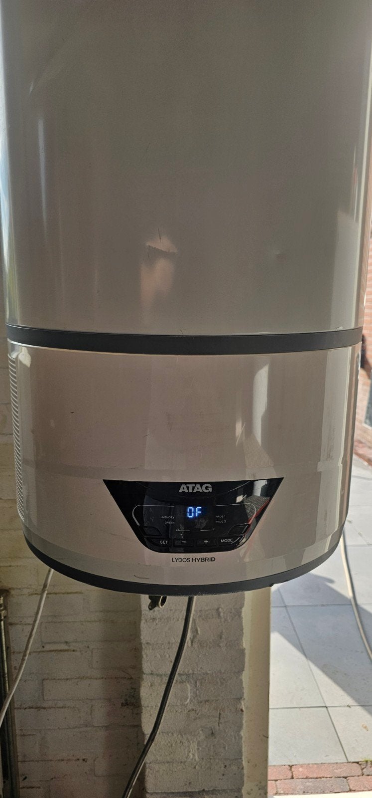 ATAG Lydos Hybrid 100 liter warmtepompboiler, Ophalen, Gebruikt, Overige typen, Minder dan 60 cm