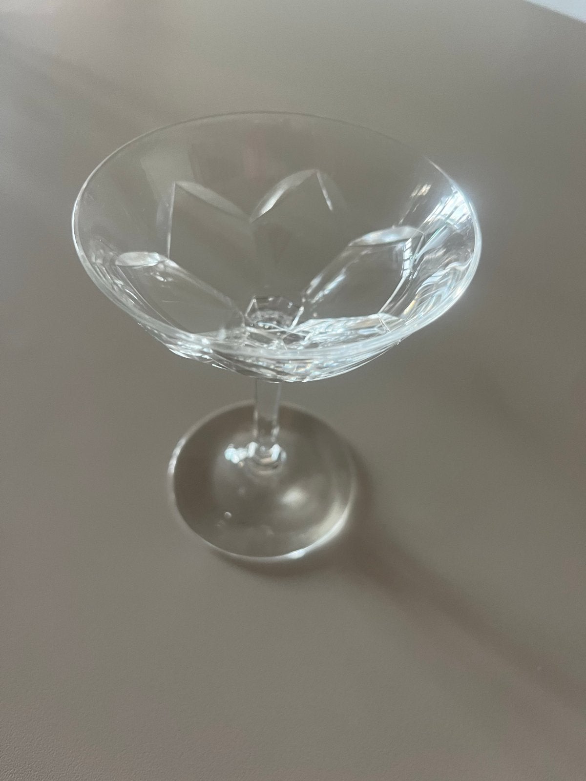 Set val saint lambert 2 Vintage Kristallen Cocktailglazen, Antiek en Kunst, Ophalen