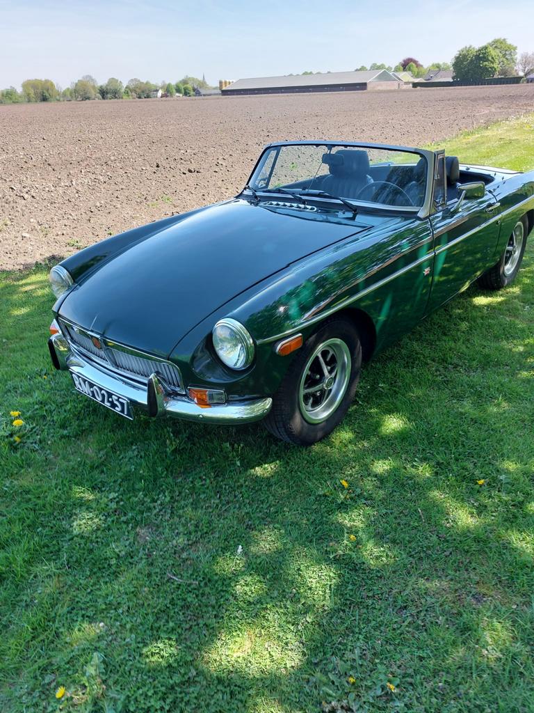 MG-B 1972, Auto's, MG, 983 kg, Cabriolet, Geïmporteerd, Groen