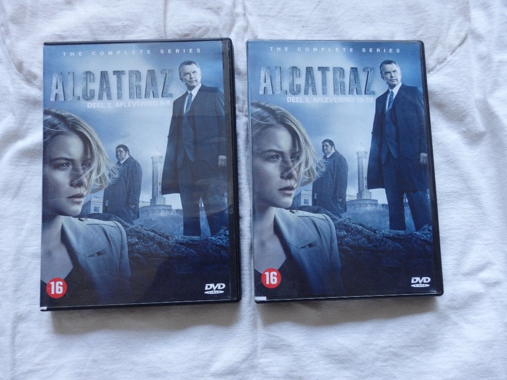 DVD 2x Alcatraz deel 2 / deel 3 de complete series, Cd's en Dvd's, Dvd's | Actie, Vanaf 16 jaar, Ophalen of Verzenden, Gebruikt