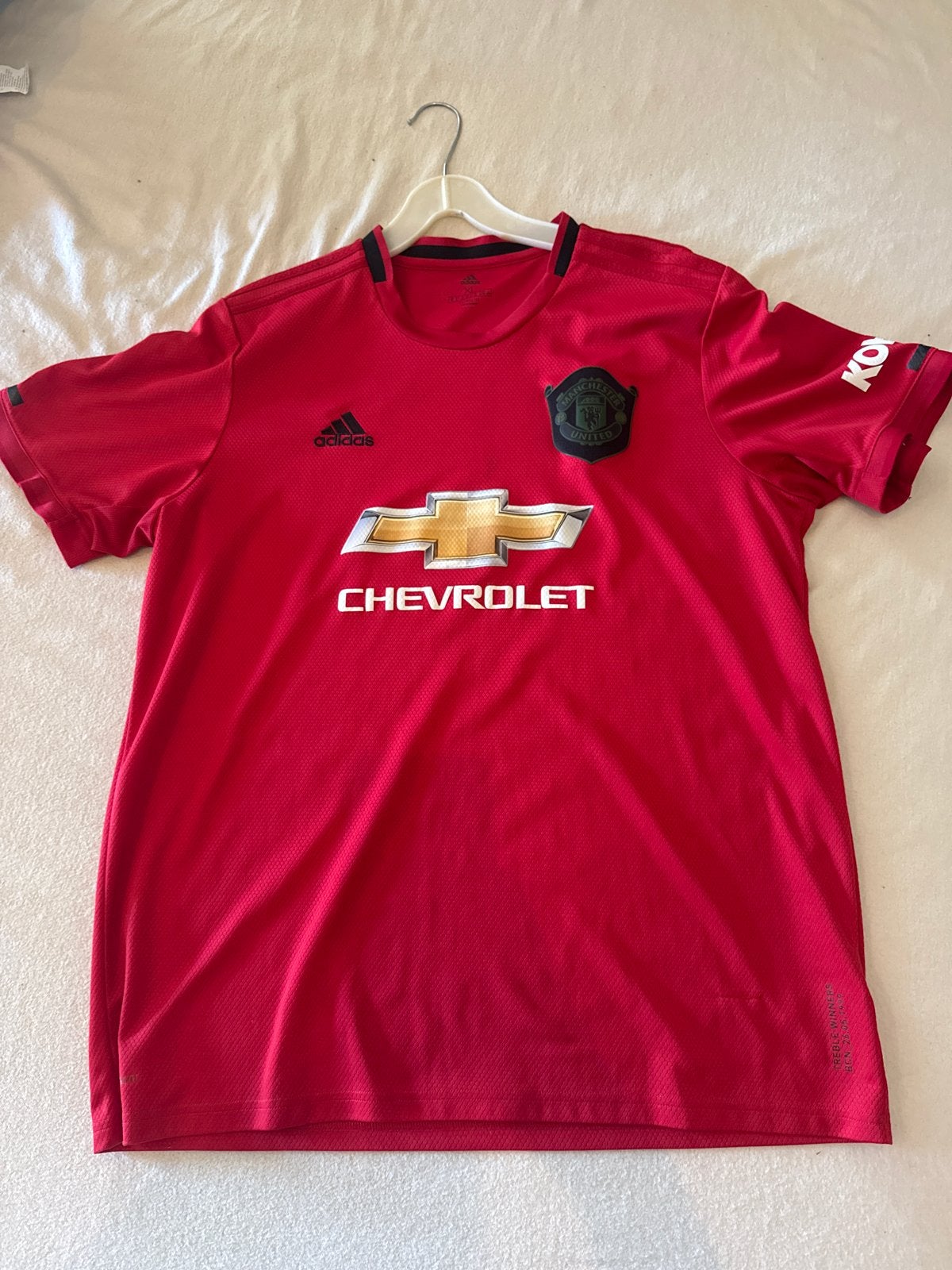 Adidas Manchester United Thuisshirt Rood XL, Maat 56/58 (XL), Ophalen of Verzenden, Voetbal, Gedragen