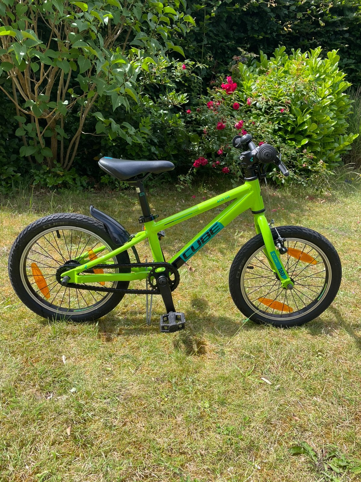 Cube ACID 160 16inch groen, Terugtraprem, Staal, Ophalen of Verzenden, 16 tot 20 inch