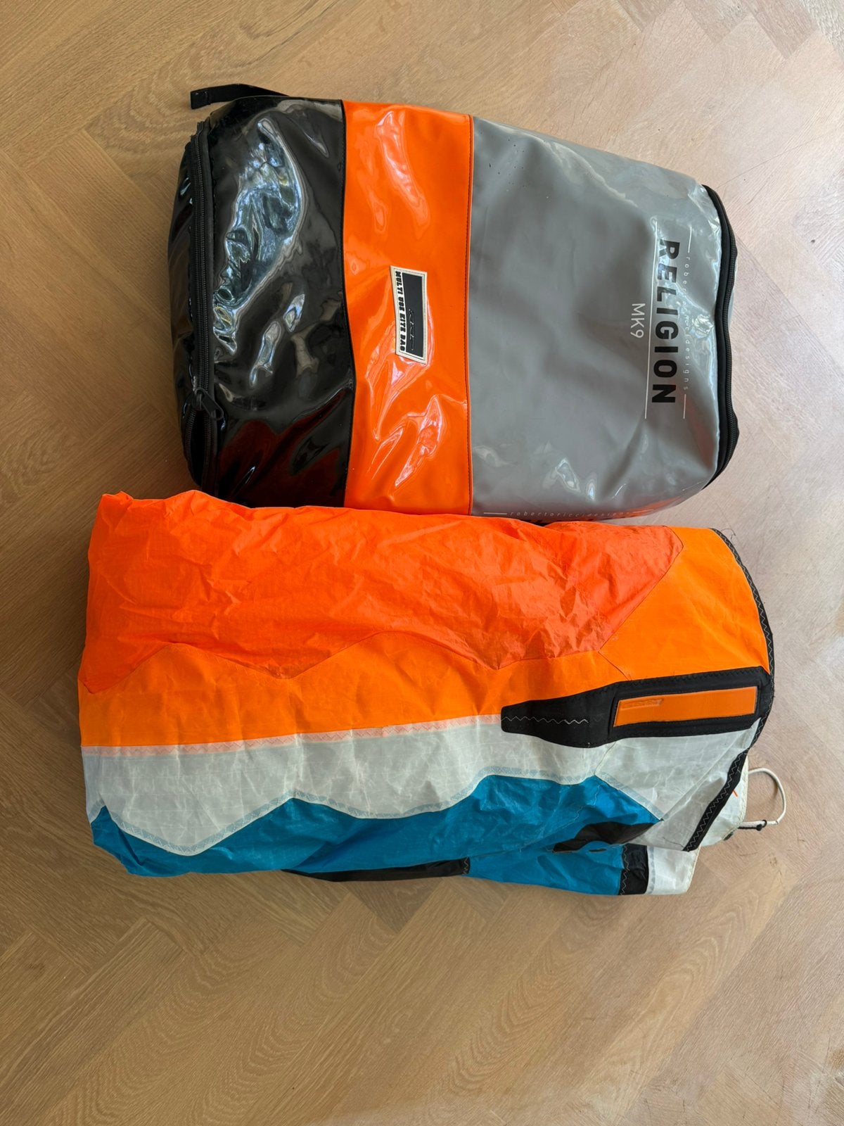 RRD Religion mk9 9 meter kite in zeer goede staat, Watersport en Boten, Kitesurfen, Ophalen, 9 m², Geen board, Zo goed als nieuw