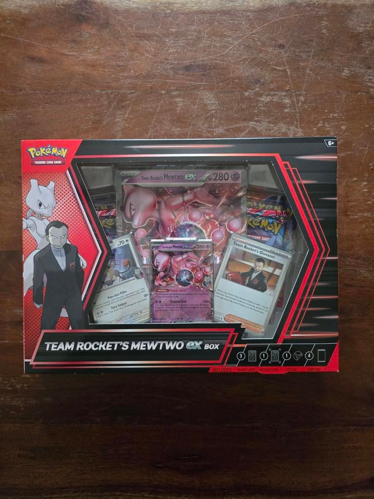 Team Rocket mewtwo ex box, Ophalen of Verzenden
