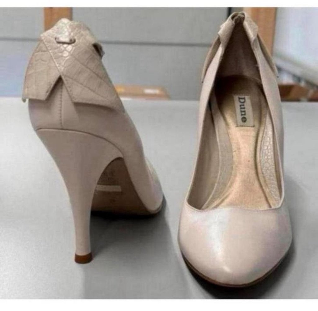DUNE - Hoge hakken pumps high heels Maat 41 creme als nieuw, Pumps, Beige, Ophalen of Verzenden, Zo goed als nieuw