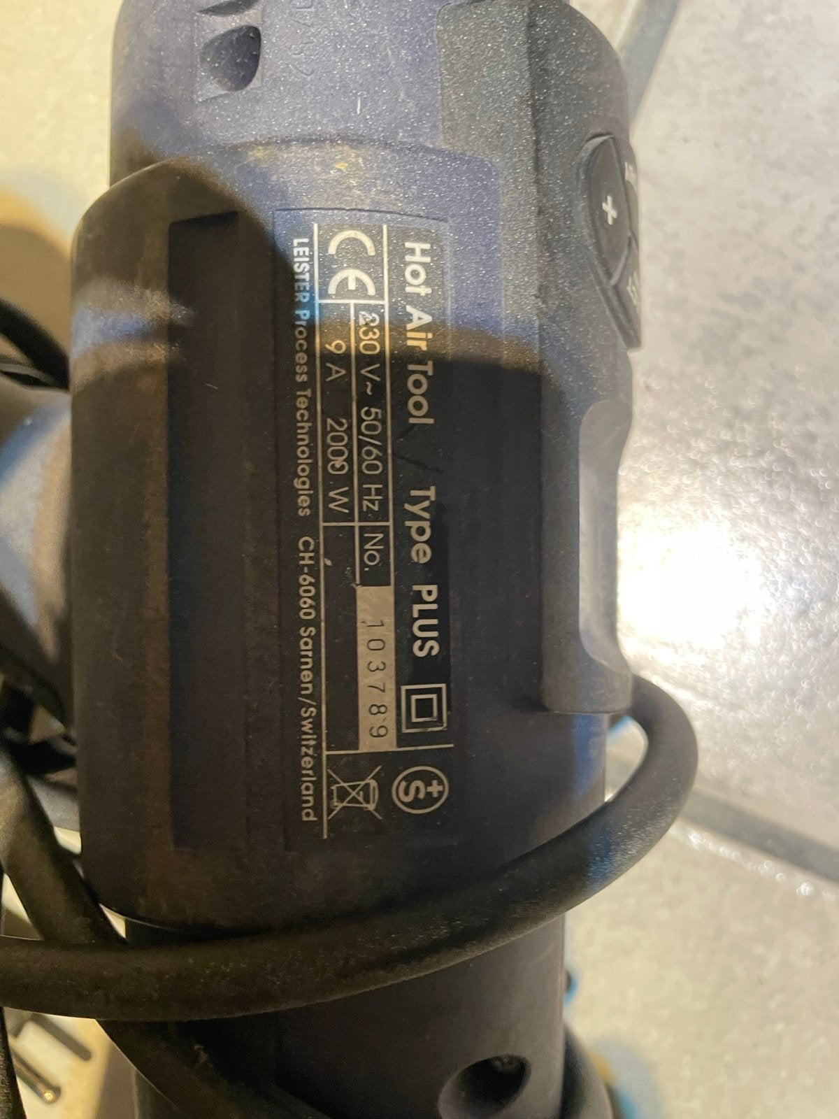 Leister Hot Air Tool Type PLUS - 2000W heteluchtpistool, Ophalen, Gebruikt, Overige typen, Overige merken