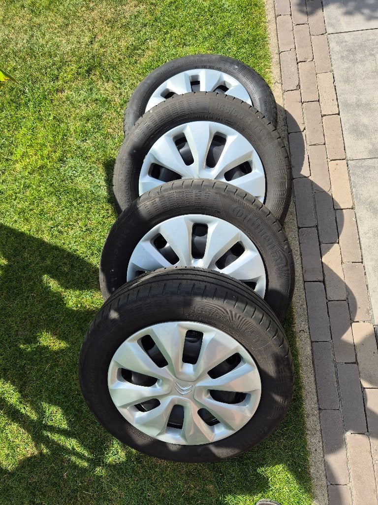 Velgen en Wieldoppen Citroen C1, Auto-onderdelen, Banden en Velgen, Ophalen, 14 inch, Gebruikt, Banden en Velgen