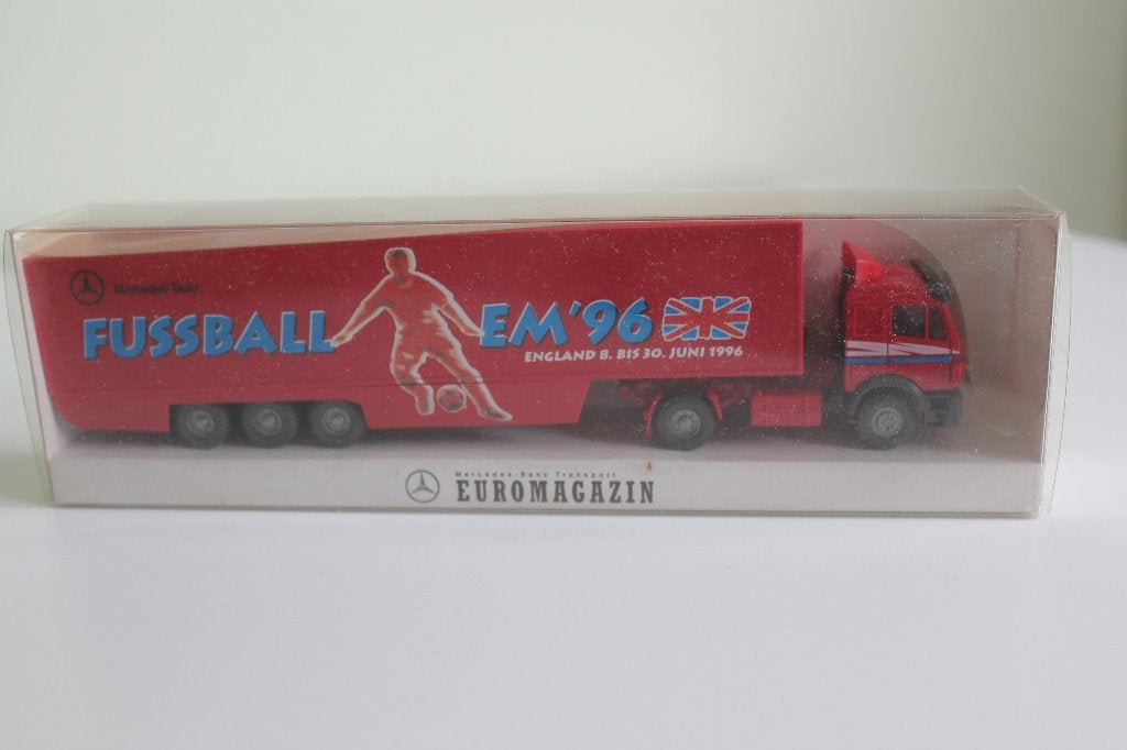 Wiking Mercedes SK 1835 reclamemodel voor Mercedes, Ophalen of Verzenden, Zo goed als nieuw, Bus of Vrachtwagen, Wiking