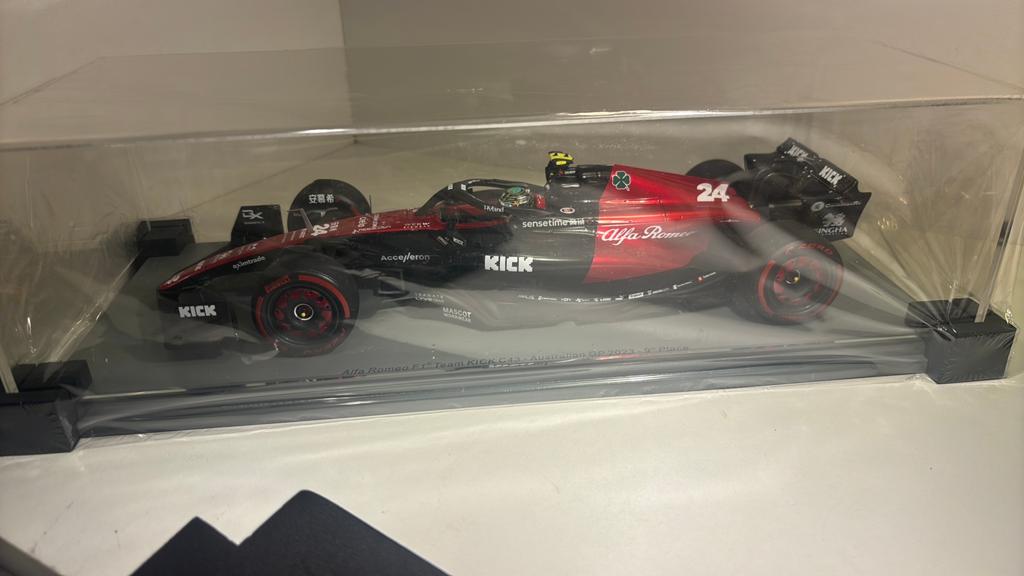 F1 alfa romeo c43 zhou guanyu 2023 spark 1.18