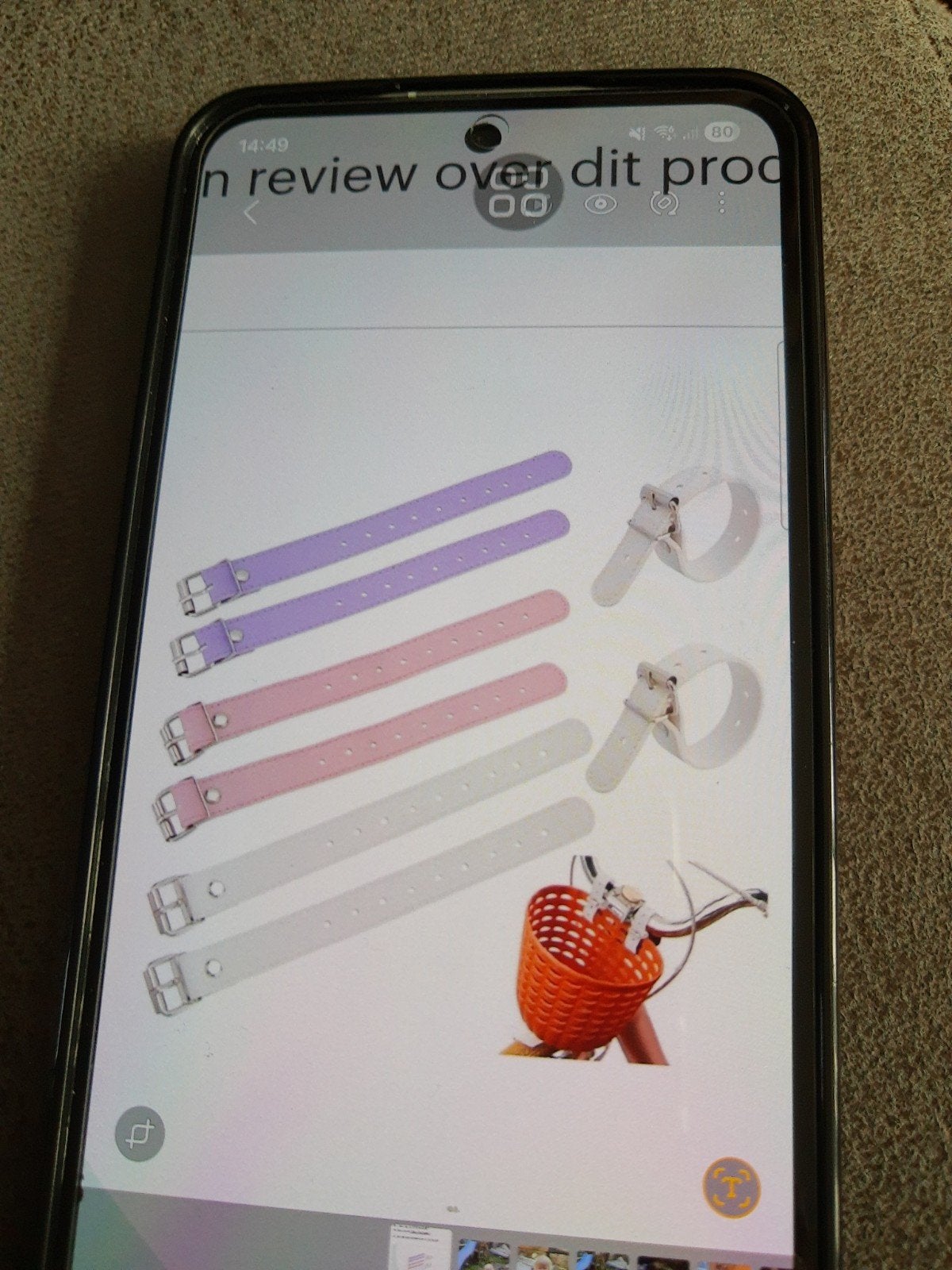 fietsmandriempjes, Fietsen en Brommers, Ophalen of Verzenden, Nieuw, Overige typen
