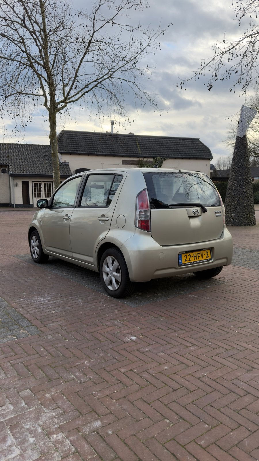 Daihatsu Sirion 1.0 51KW 2008 Beige, Auto's, Daihatsu, Voorwielaandrijving, Beige, Handgeschakeld, 3 cilinders