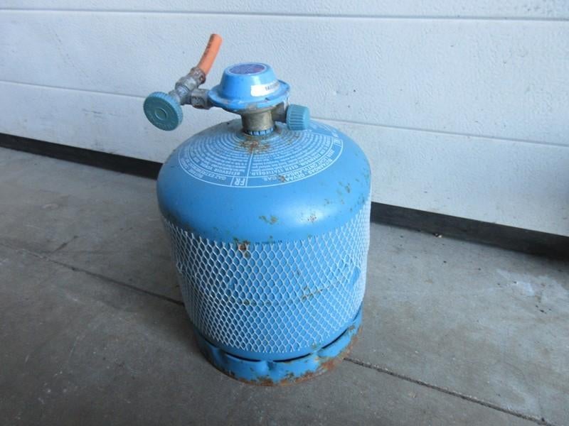 Gasfles Campingaz 2,75 kg+ drukregelaar, Ophalen, Gebruikt
