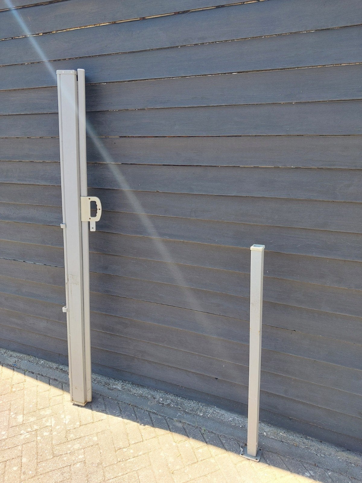 Zijscherm/windscherm voor terras of balkon 170x300cm, Tuin en Terras, Ophalen, Gebruikt, Knikarmscherm