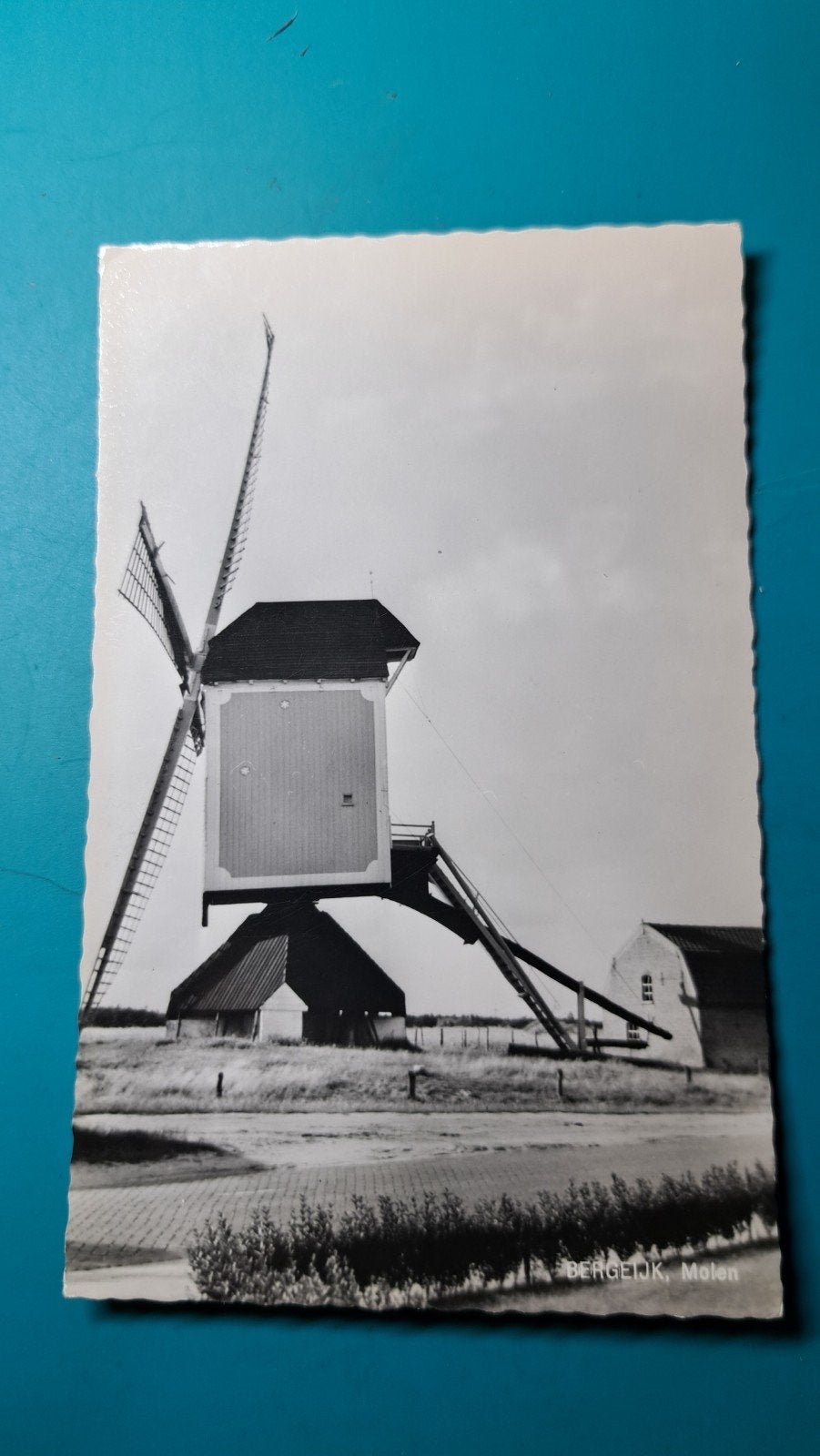 Bergeijk molen 1968, Ophalen of Verzenden, 1960 tot 1980, Ongelopen, Noord-Brabant