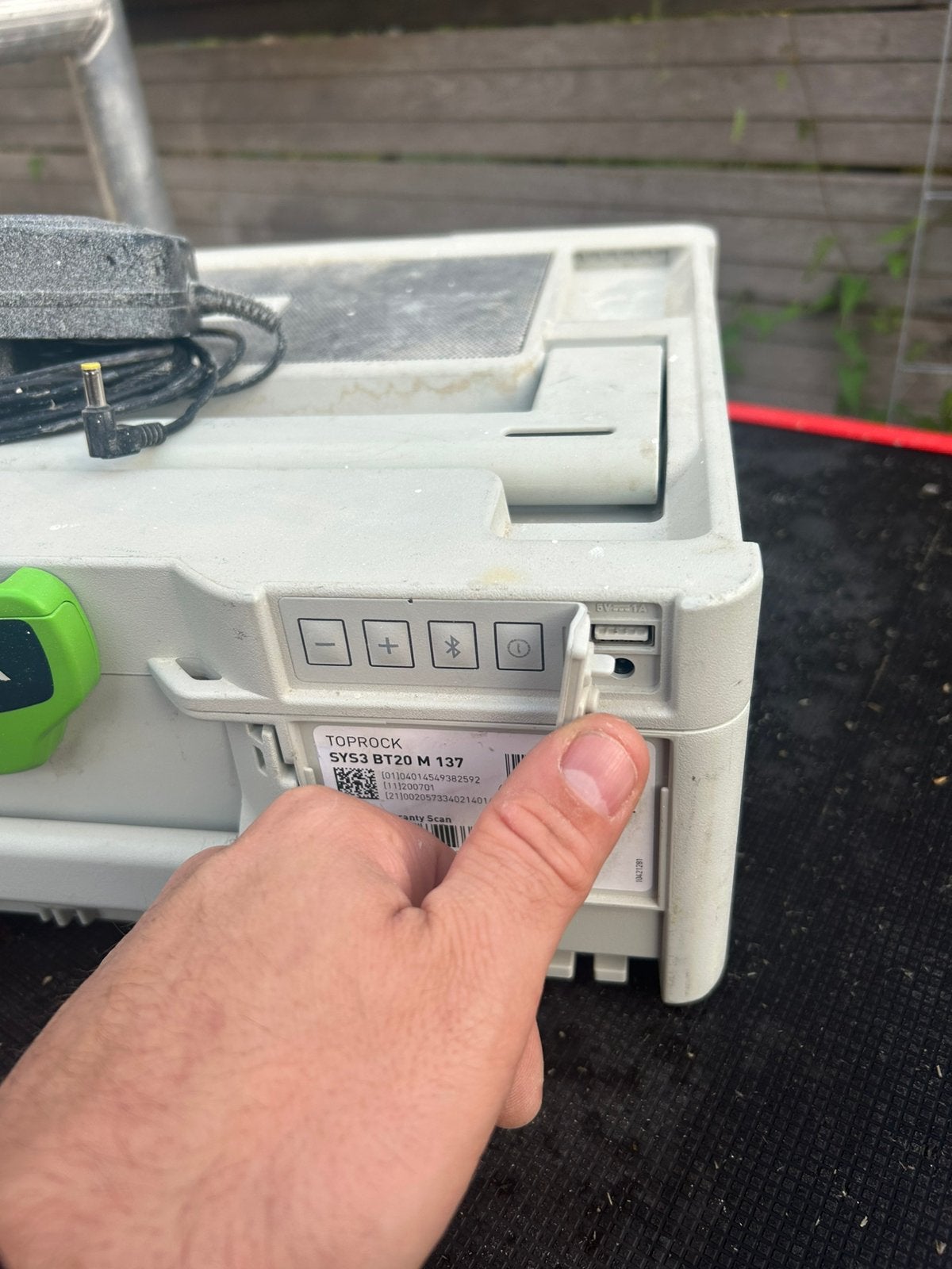 Foto 5 van Festool radio toprock aystainer radio milwaukee festool