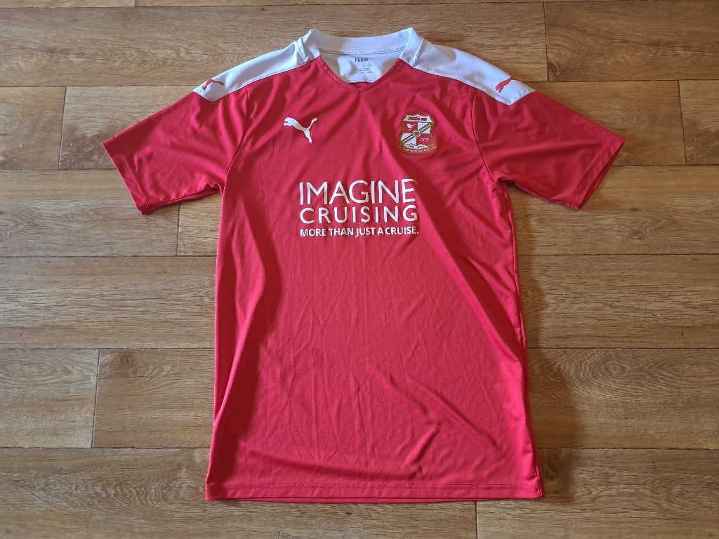 Swindon Town voetbalshirt, Maat L, Ophalen of Verzenden, Zo goed als nieuw, Shirt