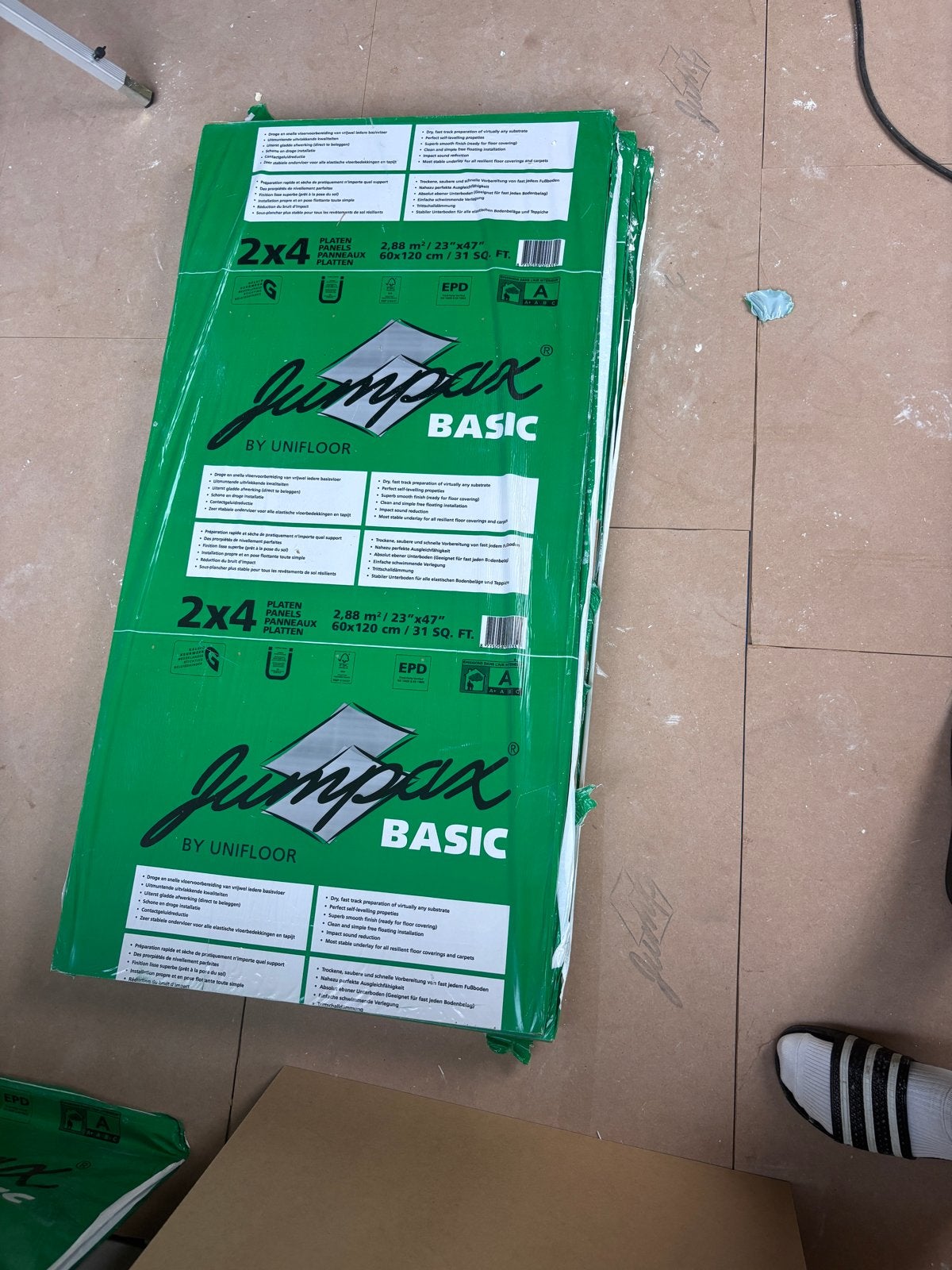 Jumpax Basic ondervloerplaten - 3 pakken, Ophalen, Overige materialen, 30 cm of meer, 50 tot 150 cm