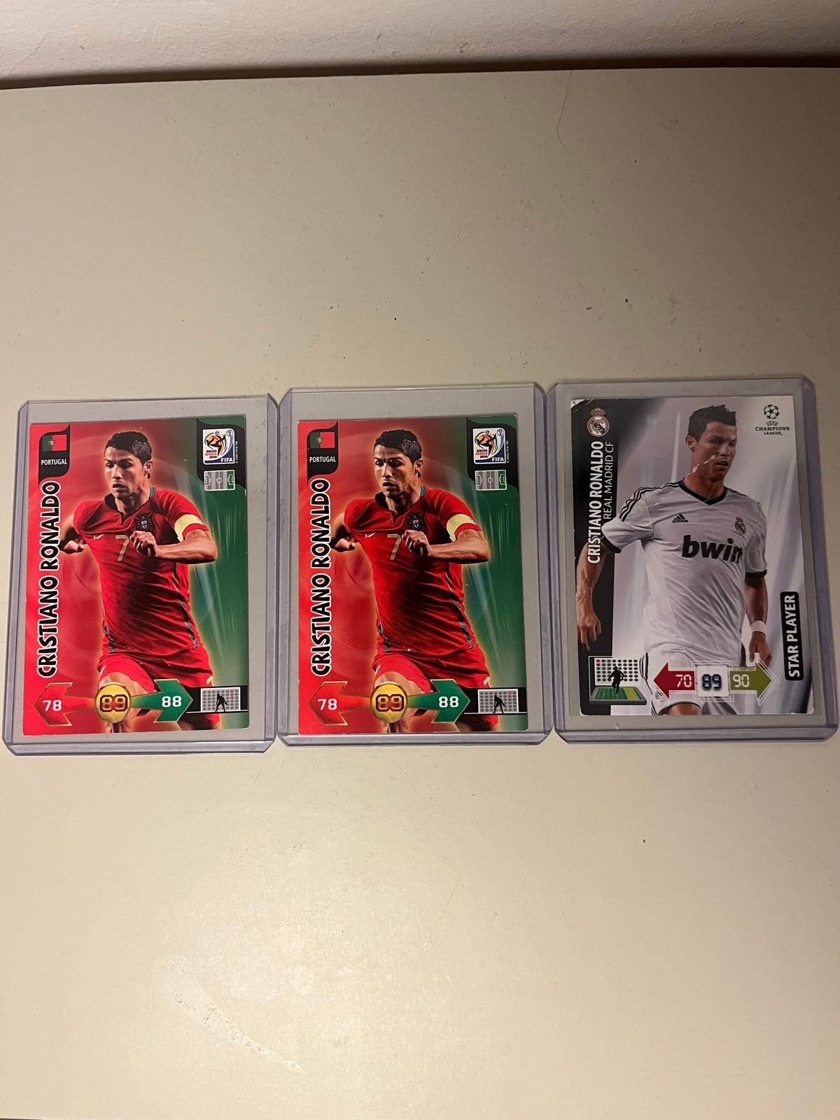 Cristiano Ronaldo Panini Adrenalyn XL Kaarten, Verzenden, Gebruikt, Buitenlandse clubs, Spelerskaart