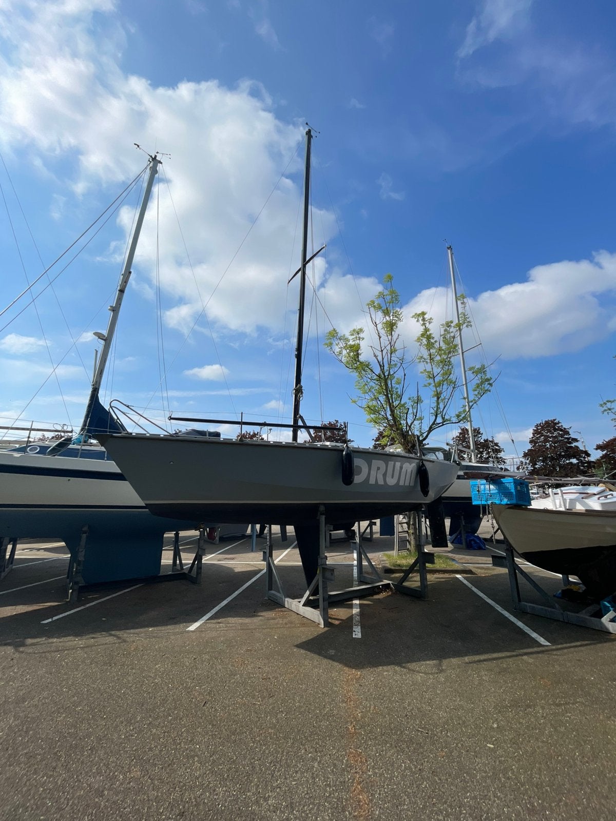 E-Boat 22 | kajuitzeiler | ligplaats | buitenboordmotor, Watersport en Boten, Ophalen, Gebruikt, 140 cm, Viertaktmotor
