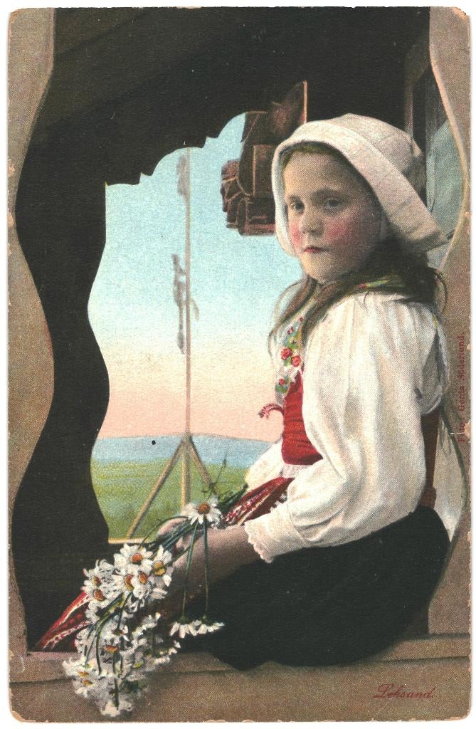 992506 Klederdracht Doksand Imp.Axel Eliassons Konstförlag,, Ophalen of Verzenden, Voor 1920, Ongelopen, Klederdracht