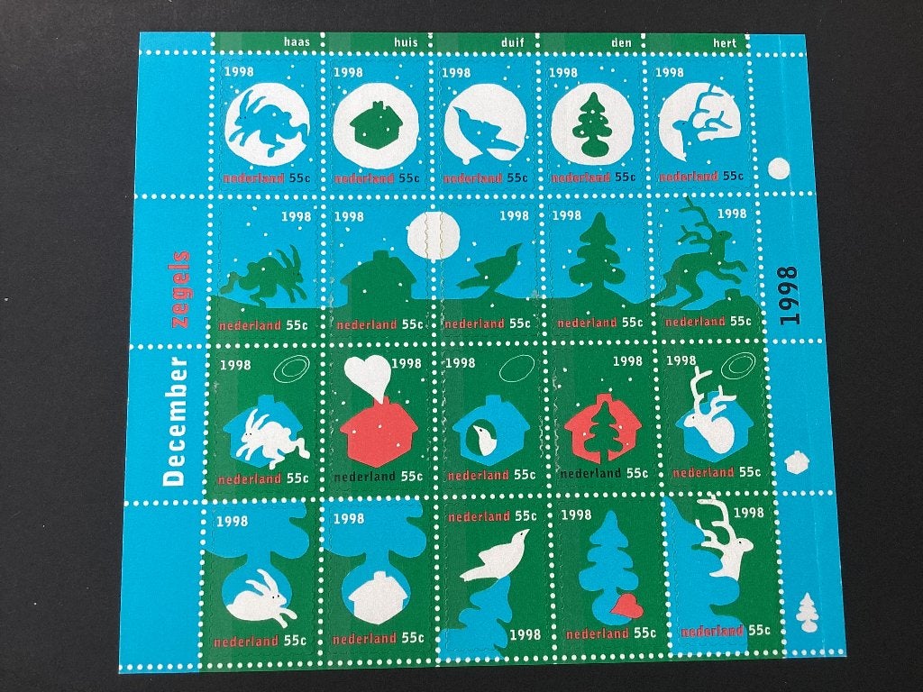 1998, decemberzegels, 1788-1807, Verzenden, Na 1940, Postfris