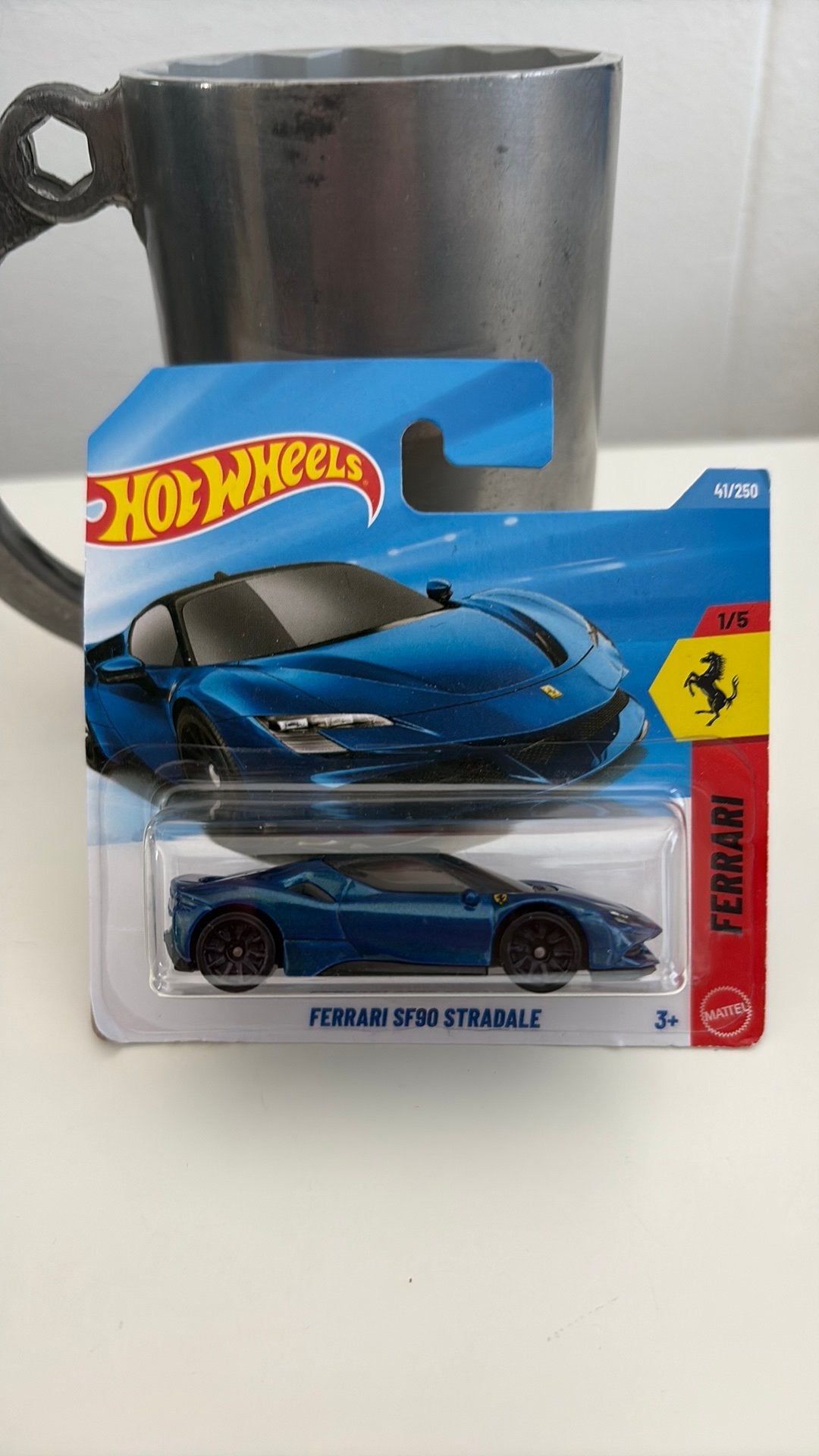 Hot Wheels Ferrari SF90 Stradale 1/64, Ophalen of Verzenden, Nieuw, Auto