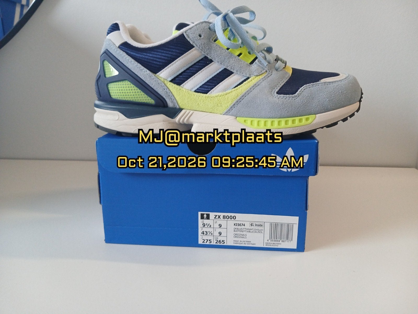 Adidas ZX 8000 Torsion KI 5674, Kleding | Heren, Overige kleuren, Ophalen of Verzenden, Adidas, Sneakers of Gympen