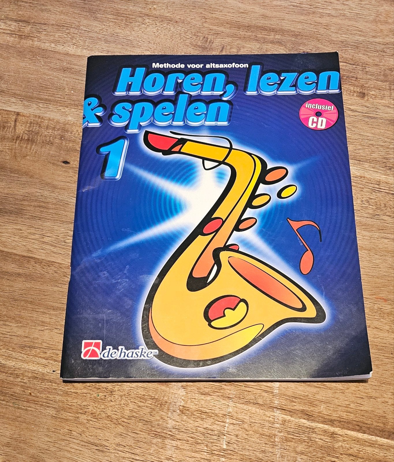 Horen, lezen & spelen 1 - Methode voor altsaxofoon, Ophalen of Verzenden, Gebruikt, Koperblazer