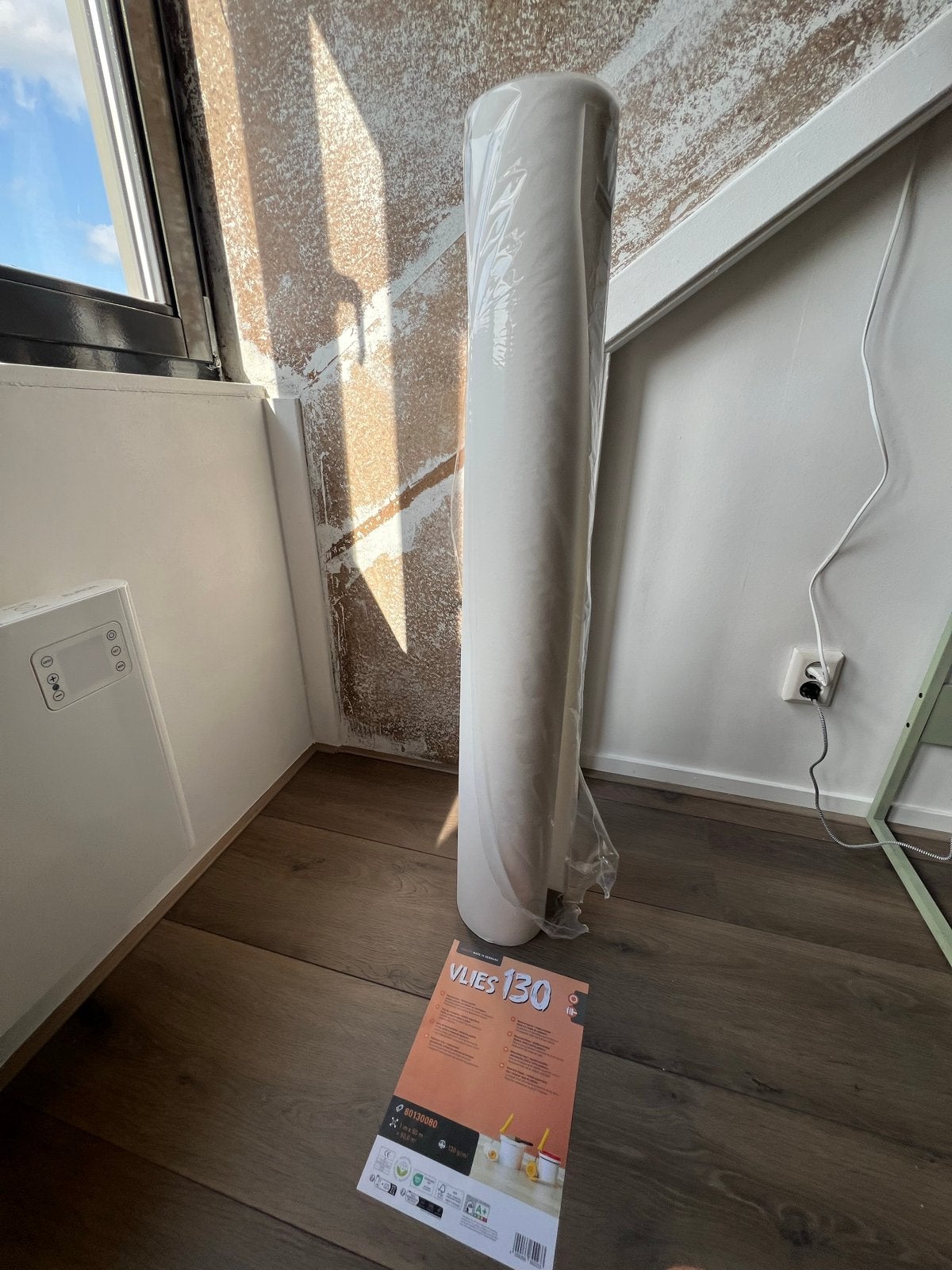 Vliesbehang Praxis 130g/m² - 44m² over, ., Wit, Ophalen of Verzenden, 25 tot 50 m²