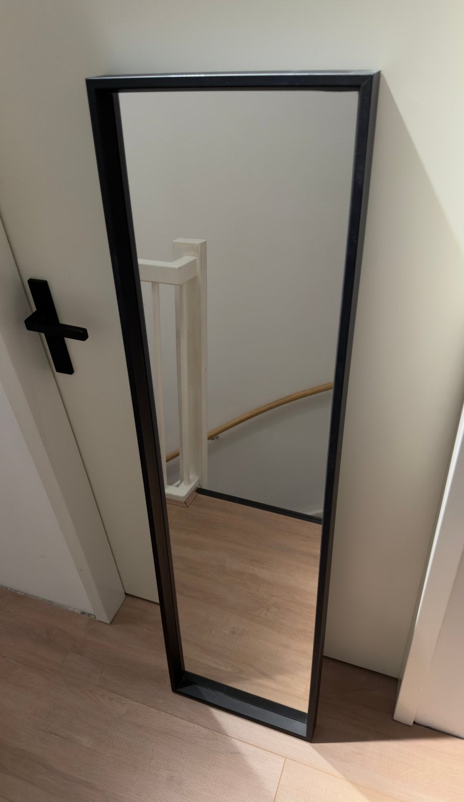 NISSEDAL  Spiegel, zwart, 40x150 cm, Huis en Inrichting, Ophalen, Minder dan 50 cm, Zo goed als nieuw, Minder dan 100 cm
