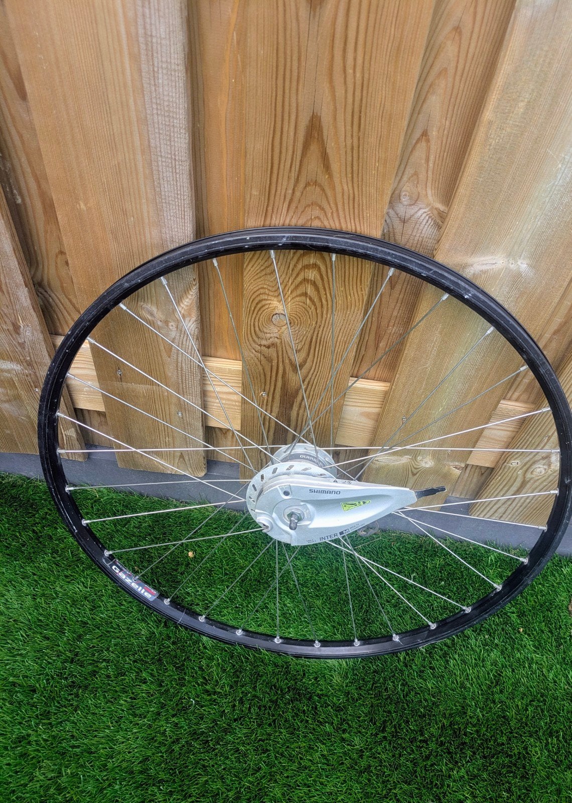 voorwiel 28 inch ( aluminium) naafdynamo, Fietsen en Brommers, Fietsonderdelen, Ophalen, Wiel, Aluminium
