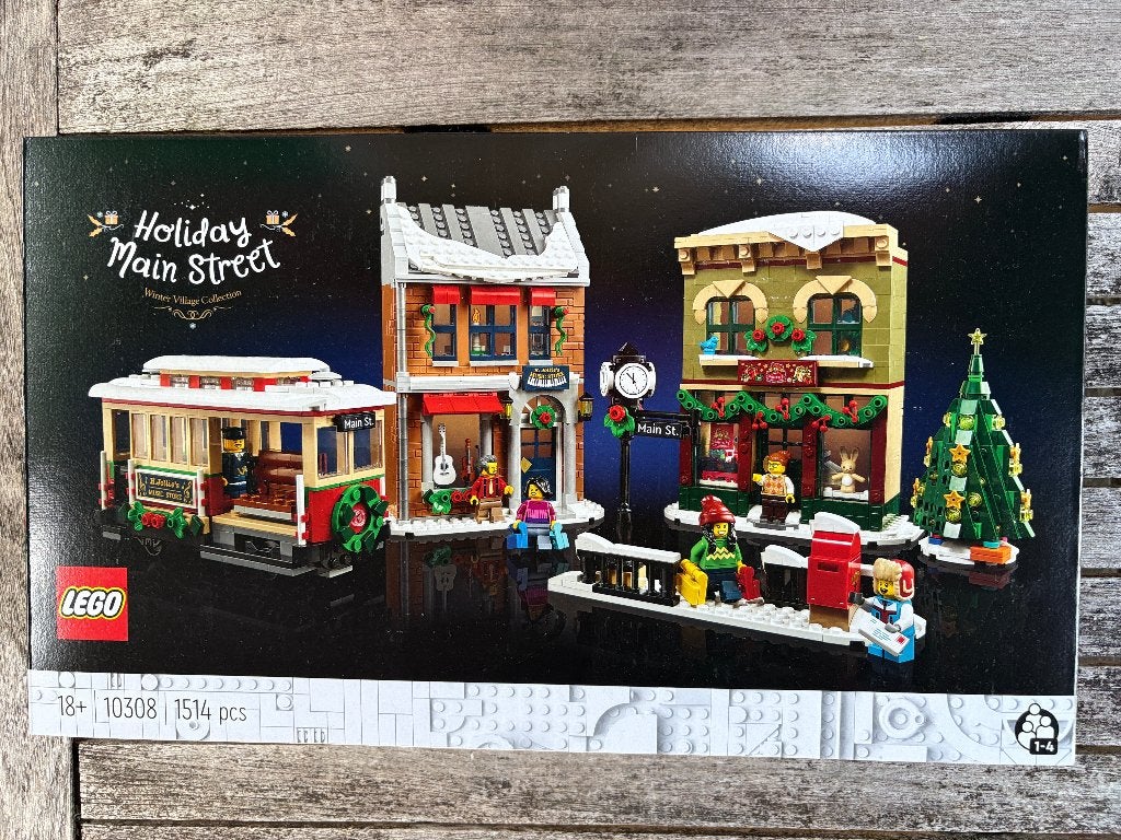 Lego 10308 Kerst op dorpstraat NIEUW, Lego, Overige thema's, Lego, Complete set