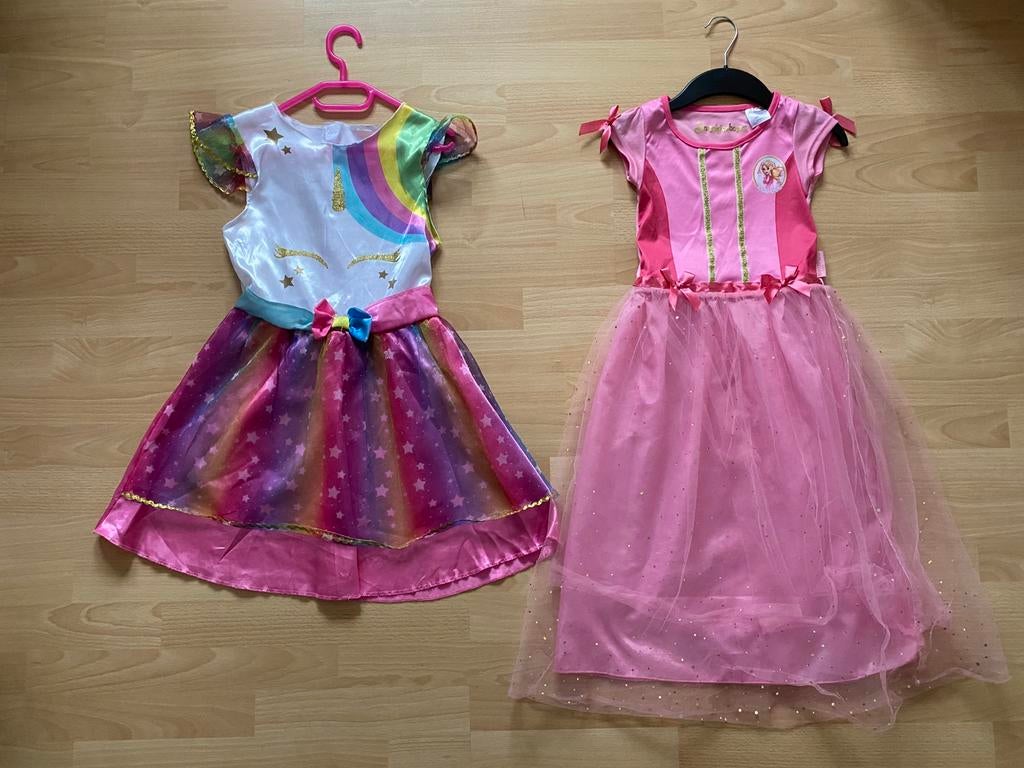 Verkleedjurken Sprookjesboom en Unicorn maat 128-134, Kinderen en Baby's, Carnavalskleding en Verkleedspullen, Ophalen of Verzenden