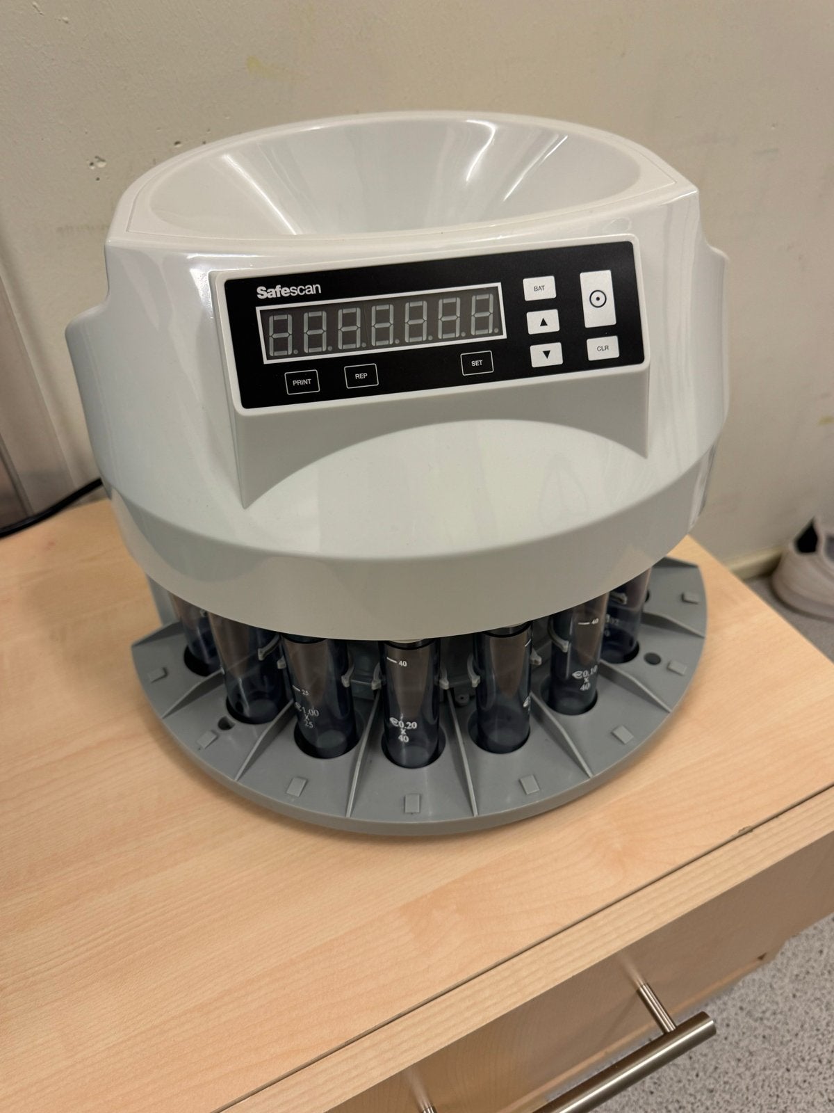 Safescan 1250 EUR Muntentelsorteermachine, Postzegels en Munten, Ophalen, Sorteermachine of Telmachine
