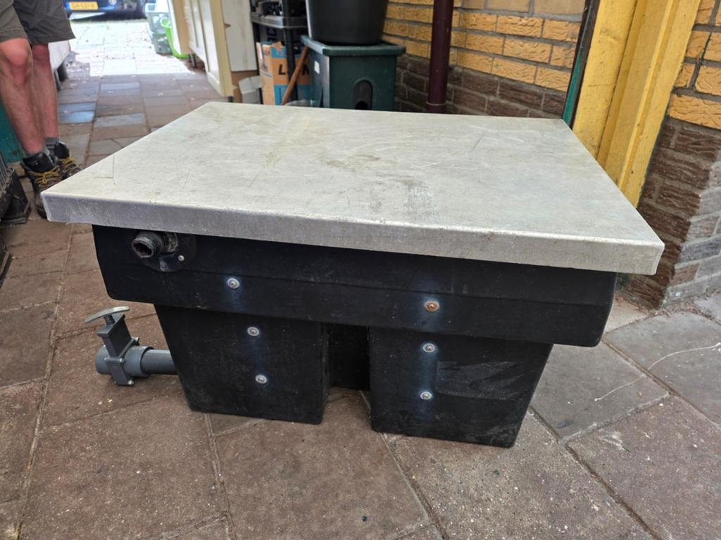 Filterbak, 3 kamers., Ophalen