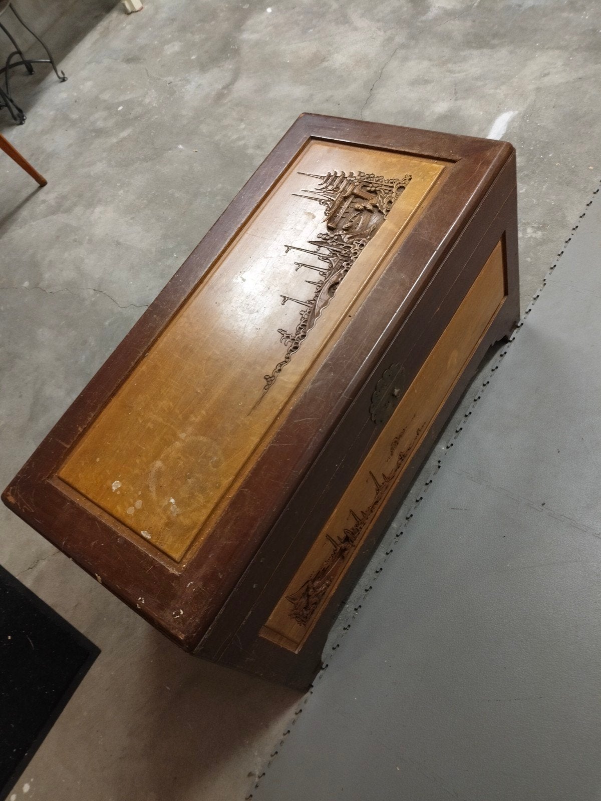 Te koop: Oriëntaalse dekenkist., Huis en Inrichting, Woonaccessoires | Kisten, Ophalen, Gebruikt, 50 tot 100 cm