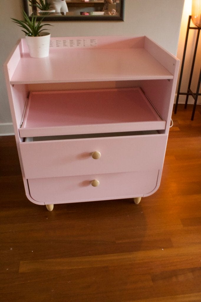 IKEA MYLLRA Commode Roze - Zo goed als nieuw, Ophalen, 70 cm of meer, Zo goed als nieuw, 75 tot 100 cm