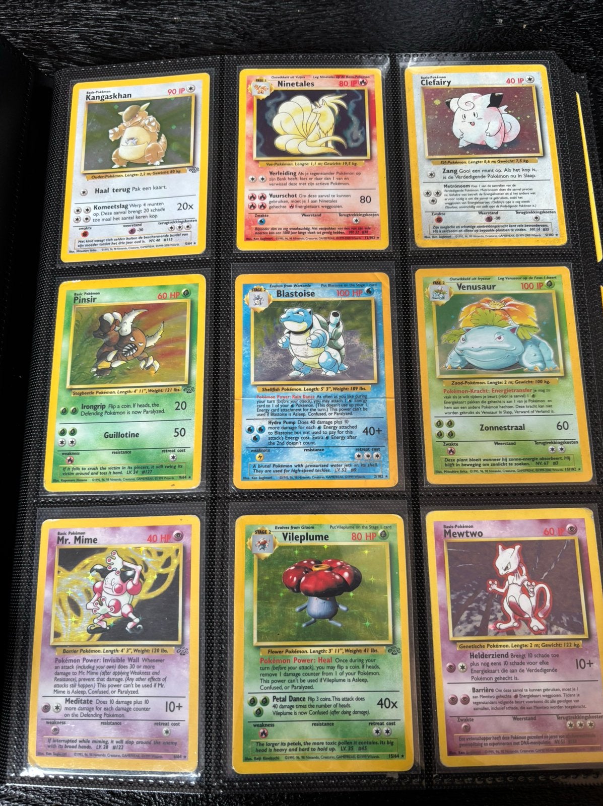 Oude pokemon kaarten verzameling, Ophalen of Verzenden, Zo goed als nieuw, Meerdere kaarten