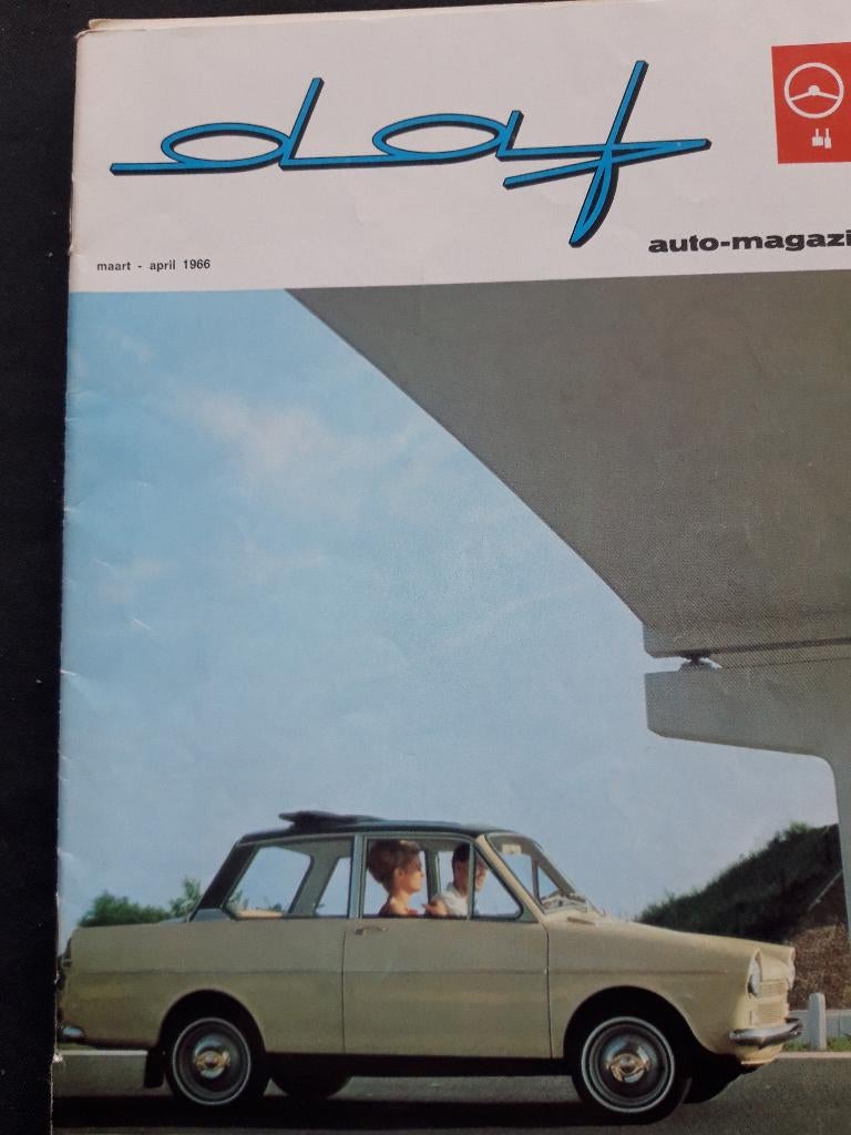 Daf Automagazine 1966 nr 2 maart-april -, Gelezen, Daf variomatic, Ophalen of Verzenden, Overige merken