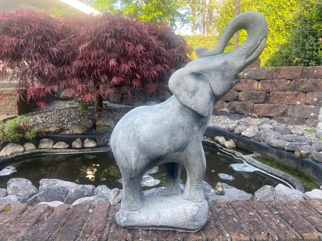 Olifant, Tuin en Terras, Tuinbeelden, Ophalen, Nieuw, Beton, Dierenbeeld