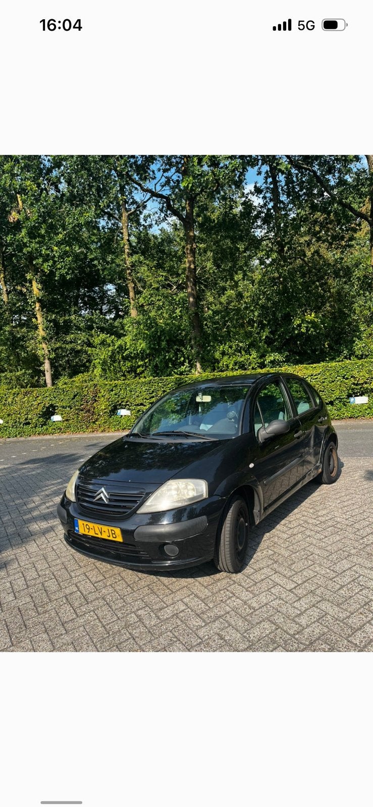 Citroen c3 te koop 1.1, Auto's, Zwart, Blauw, 7 stoelen, Bedrijf