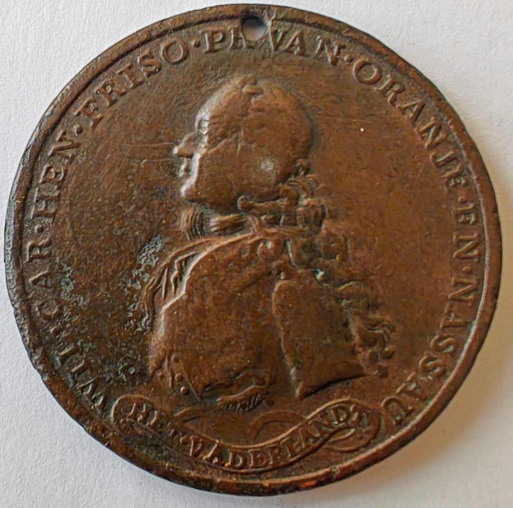 Erepenning Willem van Oranje Nassau tot Stadhouder , Brons, Postzegels en Munten, Ophalen of Verzenden, Vóór koninkrijk, Overige waardes