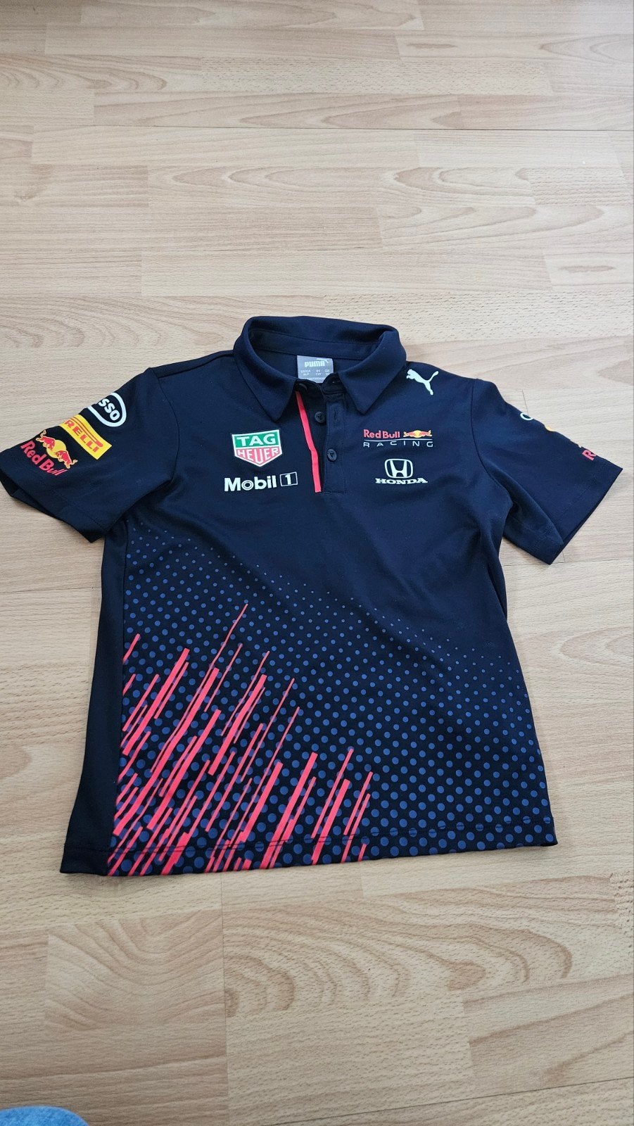 F1 red bull racing kinderpolo maat 128, Puma, Ophalen of Verzenden, Zo goed als nieuw, Shirt of Longsleeve